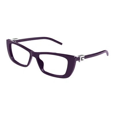 Gucci Demo Cat Eye Ladies Eyeglasses Gg1682o 004 53 In Metallic