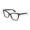 Gucci Womens Black Gg0914o Acetate Rectangular-frame Optical Glasses