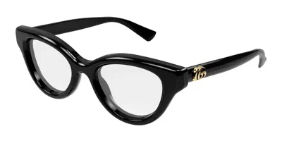 Gucci Demo Cat Eye Ladies Eyeglasses Gg1832o 001 50 In Black
