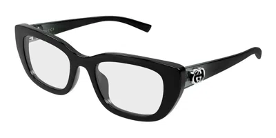 Gucci Demo Cat Eye Ladies Eyeglasses Gg2027o 001 52 In ["black"]