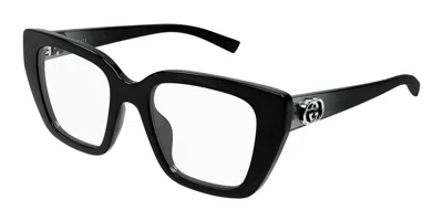 Gucci Demo Cat Eye Ladies Eyeglasses Gg2028o 001 50 In ["black"]