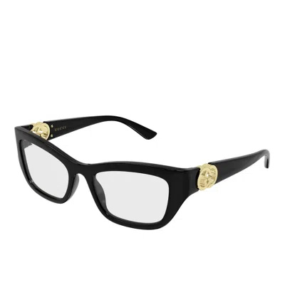 Gucci Demo Cat Eye Ladies Eyeglasses Gg2125o 001 52 In ["black"]