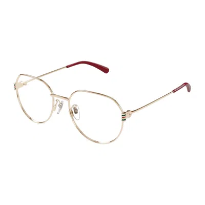 Gucci Demo Oval Ladies Eyeglasses Gg1675ok 003 55 In Brown