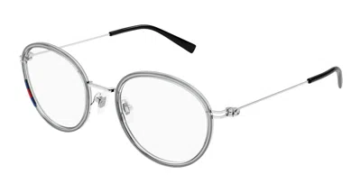 Gucci Demo Oval Ladies Eyeglasses Gg1851o 003 50 In Metallic
