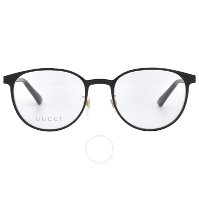 Gucci Demo Oval Men's Eyeglasses Gg0293o 002 52 In N/a