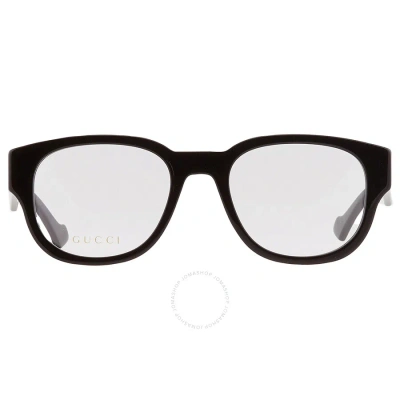 Gucci Demo Oval Men's Eyeglasses Gg1429o 001 54 In Black