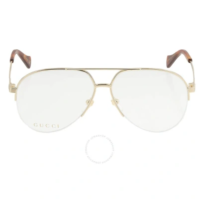 Gucci Demo Pilot Ladies Eyeglasses Gg0971o 001 55 In N/a