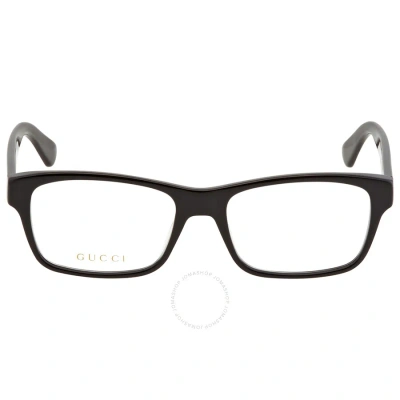 Gucci Demo Rectangular Men's Eyeglasses Gg0006on 005 55 In N/a