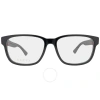 GUCCI GUCCI DEMO RECTANGULAR MEN'S EYEGLASSES GG0011O 005 55