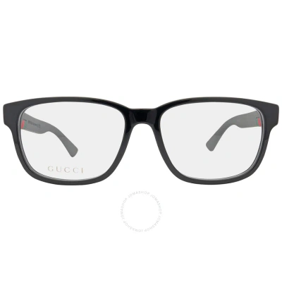 Gucci Demo Rectangular Men's Eyeglasses Gg0011o 005 55 In N/a