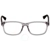 Gucci Demo Rectangular Men's Eyeglasses Gg0011o 007 55 In Demo Lens