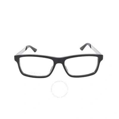 Gucci Demo Rectangular Men's Eyeglasses Gg0692o 001 55 In N/a