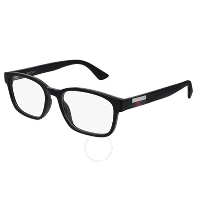 Gucci Demo Rectangular Men's Eyeglasses Gg0749o 001 53 In Black