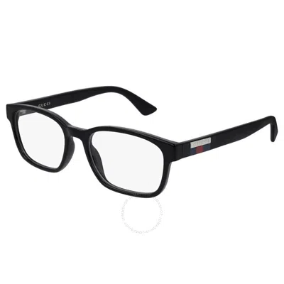 Gucci Rectangular Frame Glasses In 002 Havana Havana Transpa