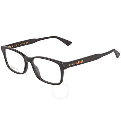 Gucci Demo Rectangular Men's Eyeglasses Gg0826o 001 53 In Black