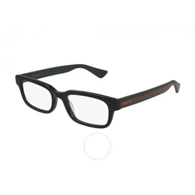 Gucci Demo Rectangular Men's Eyeglasses Gg0928o 005 52 In Black