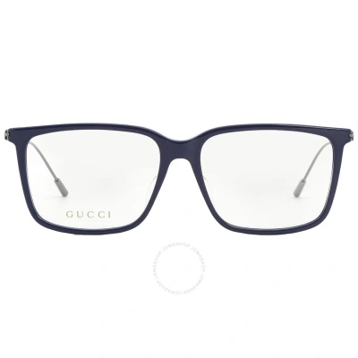 Gucci Demo Rectangular Men's Eyeglasses Gg1273oa 003 56 In Black