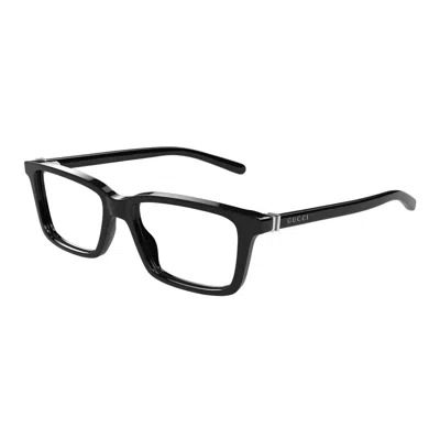 GUCCI GUCCI DEMO RECTANGULAR MEN'S EYEGLASSES GG1672O 005 56