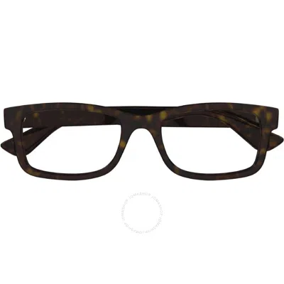 Gucci Demo Rectangular Men's Eyeglasses Gg1717o 002 54 In Brown
