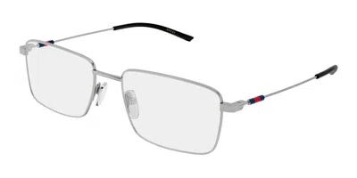 Gucci Demo Rectangular Men's Eyeglasses Gg2098o 003 55 In ["grey"]