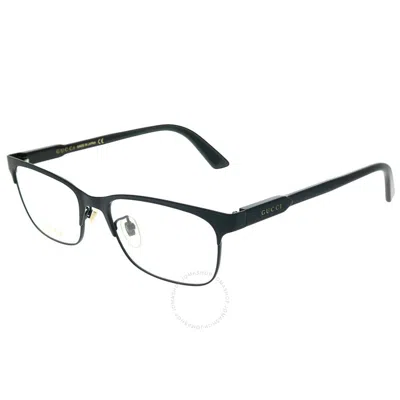 Gucci Demo Rectangular Unisex Eyeglasses Gg0494oj 001 56 In Black