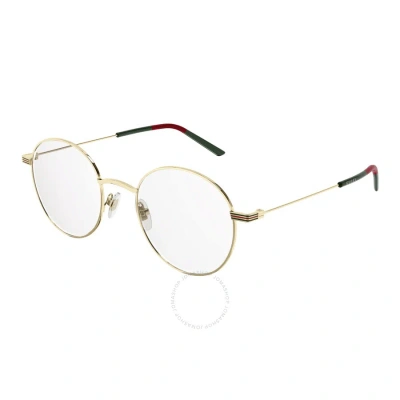 Gucci Demo Round Men's Eyeglasses Gg1054ok 002 51 In N/a