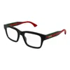 Gucci Demo Sport Unisex Eyeglasses Gg1865o 007 54 In Multi