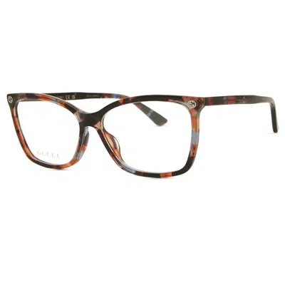 Gucci Demo Square Ladies Eyeglasses Gg0025o 013 56 In Multi