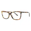 Gucci Demo Square Ladies Eyeglasses Gg0025o 014 56 In Multi