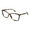 Gucci Demo Square Ladies Eyeglasses Gg0025o 016 58 In Multi
