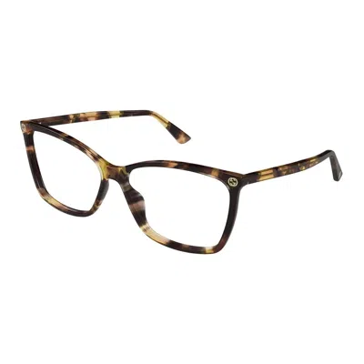 Gucci Demo Square Ladies Eyeglasses Gg0025o 016 58 In Multi