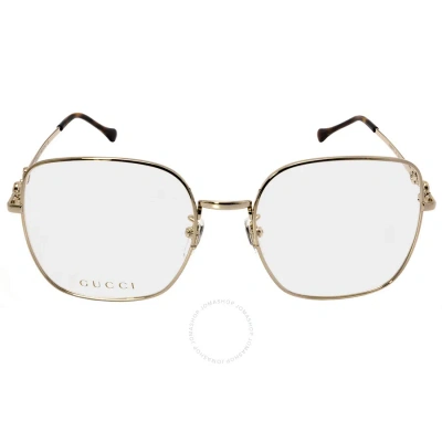 Gucci Demo Square Ladies Eyeglasses Gg0883oa 003 55 In N/a