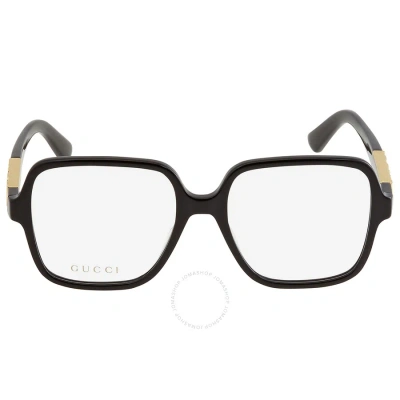 Gucci Demo Square Ladies Eyeglasses Gg1193o 001 56 In Black