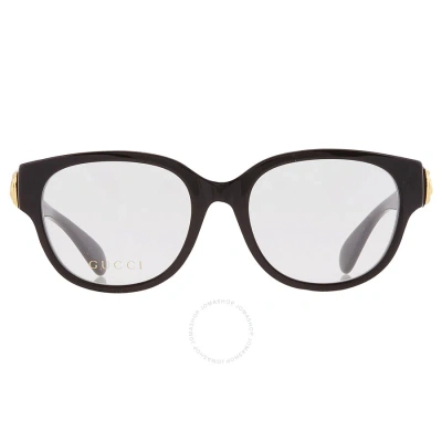 Gucci Demo Square Ladies Eyeglasses Gg1411o 004 53 In Black