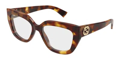 Gucci Demo Square Ladies Eyeglasses Gg1847o 002 53 In Multi