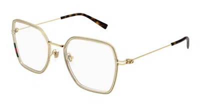Gucci Demo Square Ladies Eyeglasses Gg1850o 003 51 In Red