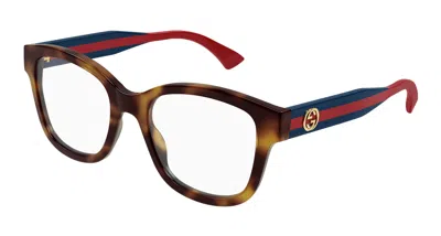 Gucci Demo Square Ladies Eyeglasses Gg1863o 002 51 In Brown