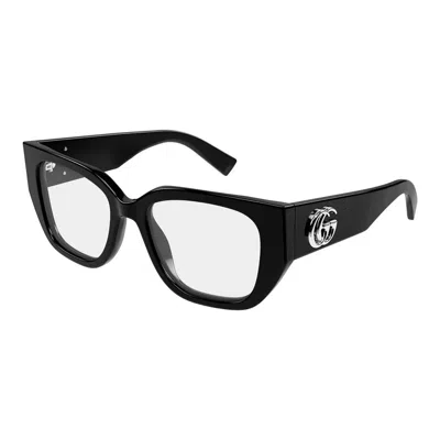 Gucci Demo Square Ladies Eyeglasses Gg1952o 001 51 In Black