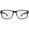 GUCCI GUCCI DEMO SQUARE MEN'S EYEGLASSES GG0013O 001 55