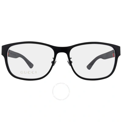 Gucci Demo Square Men's Eyeglasses Gg0013o 001 55 In N/a