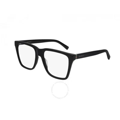 Gucci Demo Square Men's Eyeglasses Gg0452o 001 54 In Black
