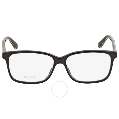 Gucci Demo Square Men's Eyeglasses Gg0530on 004 57 In Black