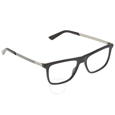 Gucci Demo Square Men's Eyeglasses Gg0691o 001 54 In Black