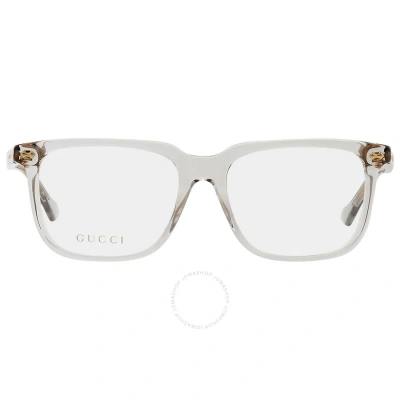 Gucci Demo Square Men's Eyeglasses Gg0737o 016 56 In White