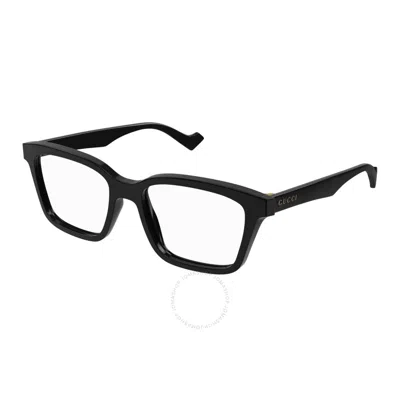 Gucci Demo Square Men's Eyeglasses Gg0964o 001 52 In Black