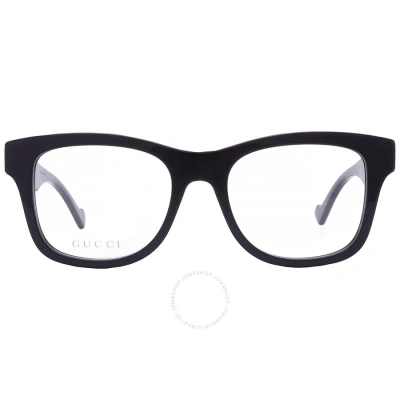 Gucci Demo Square Men's Eyeglasses Gg1332o 004 54 In Black