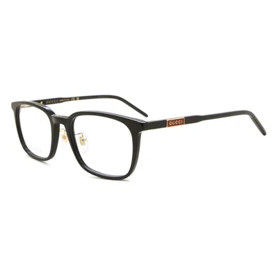 Gucci Demo Square Men's Eyeglasses Gg1465oa 001 53 In Black