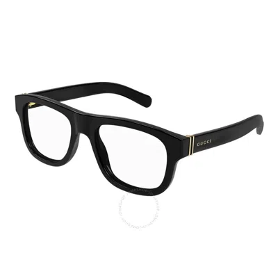 Gucci Demo Square Men's Eyeglasses Gg1509o 001 54 In Black