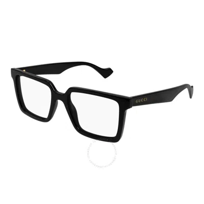 Gucci Demo Square Men's Eyeglasses Gg1540o 001 52 In Black
