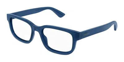 Gucci Demo Square Men's Eyeglasses Gg1584o 007 56 In Red